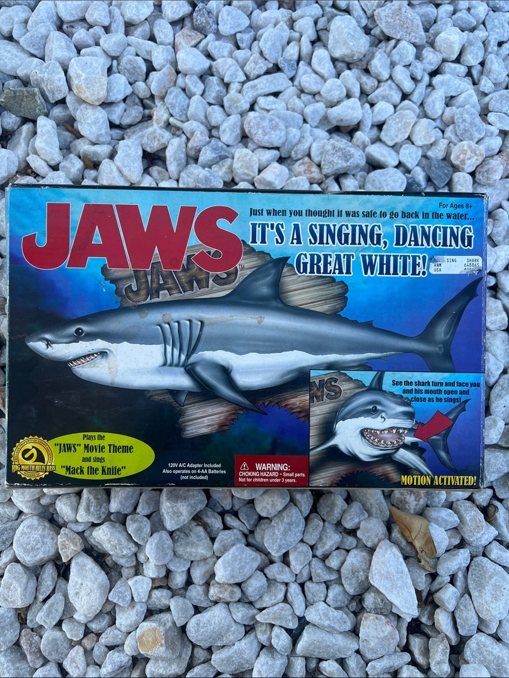 JAWS Motion-Activated Singing & Dancing Great White Shark Toy